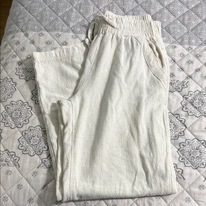 Sienna Sky Off-White Textured Pants